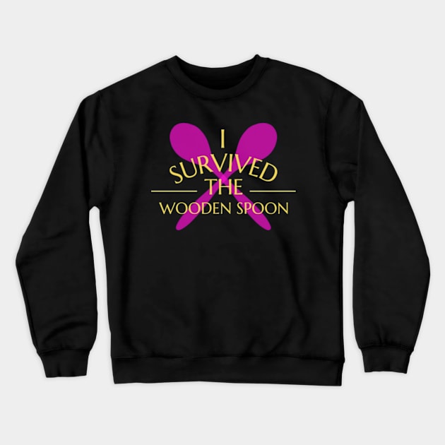 Wood Spoon Survivor - Sarcastic Present Crewneck Sweatshirt by poppoplover